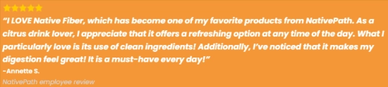 NativePath Native Fiber Customer Reviews