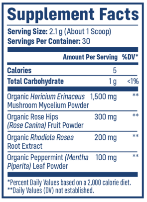 NativePath Native Mind Supplement Facts